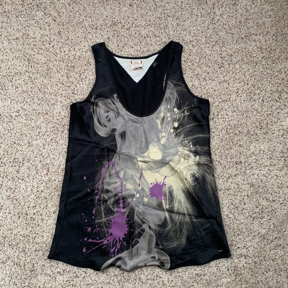 Silk Tommy Hilfiger Print Tank Top